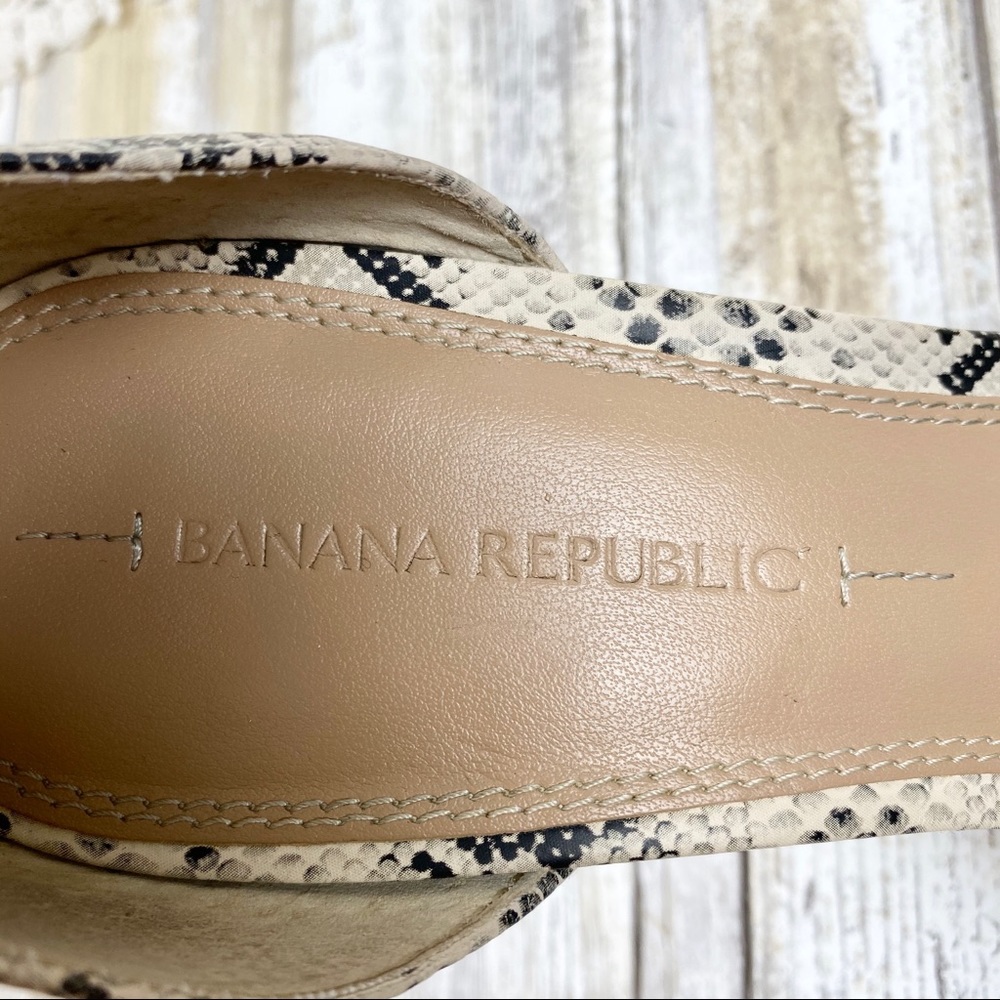 Banana Republic | Mint Green & Snake Print Sandal - Picture 6 of 8